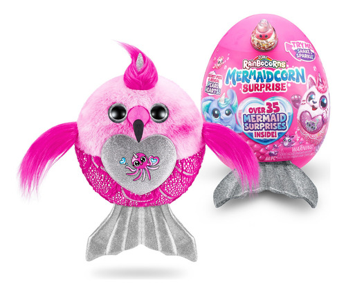 Zuru Rainbocorns Mermaidcorn Surprise Peluche Sirena Color Flamingo
