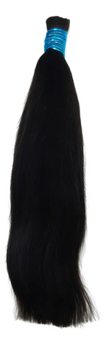 Cabelo Humano Liso Natural 40cm - 200 Gramas Imediato Cor Castanho