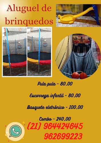Imagem 1 de 1 de Aluguel De Brinquedos Para Festas