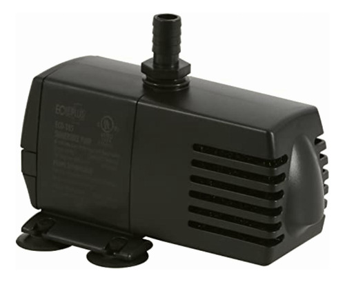 Ecoplus 160 Gph (605 Lph, 10.5w) Submersible Water Pump W/ 6