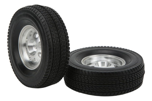 Juego De 2 Neumáticos Y Llantas Rc Para Coche Rc Escala 1/14
