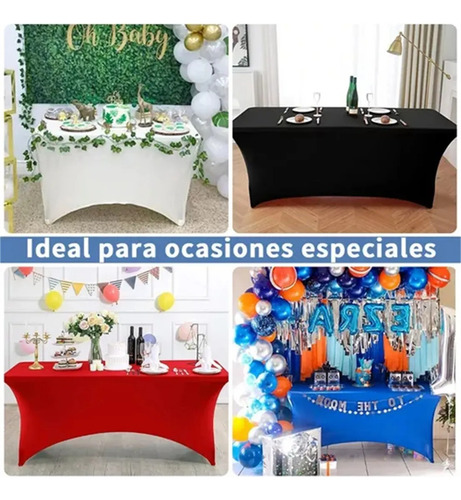 Funda De Mesa Elástica Para Bodas En Restaurantes Hotel 6ft