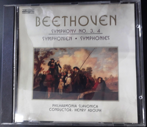 Beethoven - Symphony 3, 4 - Cd Alemán