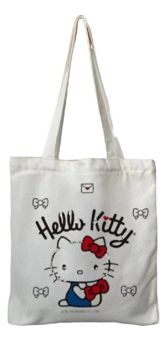 Bolsa De Lona Importada Re-utilizable Hello Kitty Diseños