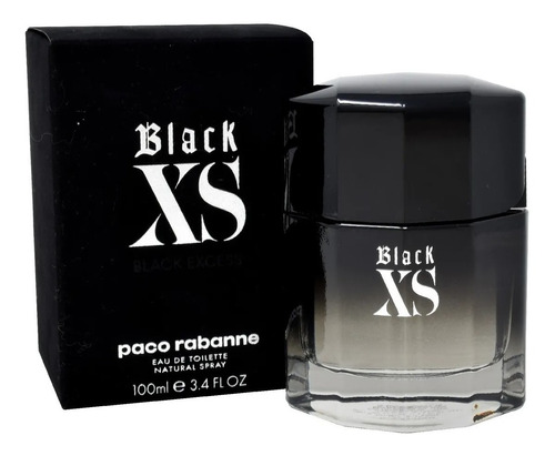 Imagen 1 de 8 de Perfume Paco Rabanne Black Xs 100 Ml Edt Spray