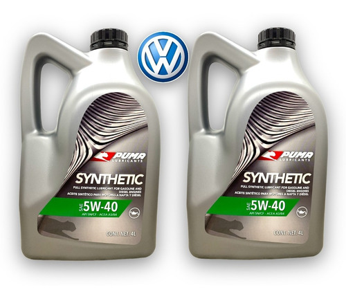 Aceite Sintetico 5w40 Volkswagen Amarok 8l Puma Norma Vw 