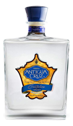 Pack De 6 Tequila Antigua Cruz Cristalino 750 Ml