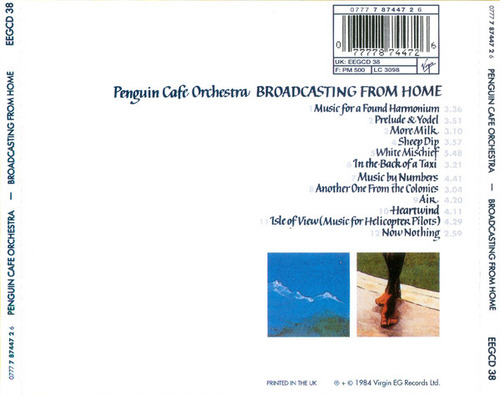 Cd Broadcasting From Home (penguin Cafe Orchestra) Estándar