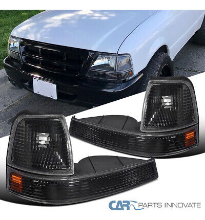 Fits 98-00 Ford Ranger Pickup Black Corner Lamps Turn Si Oaa