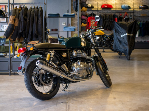 Imagen 4 de 25 de Royal Enfield Continental Gt British Green Reserva Ya