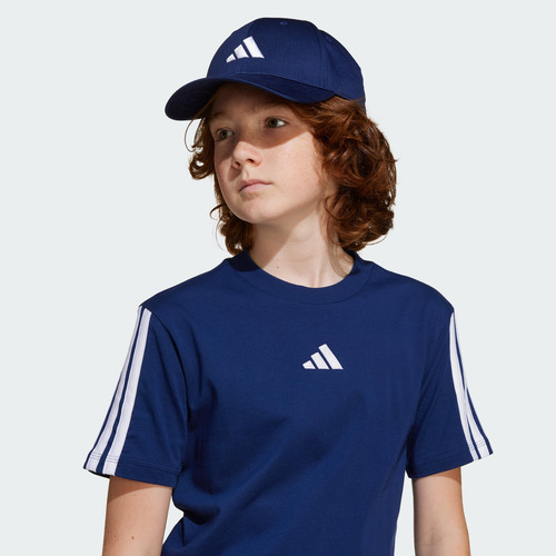 Remera Adidas Casual Essentials Niños Azul Jd6490