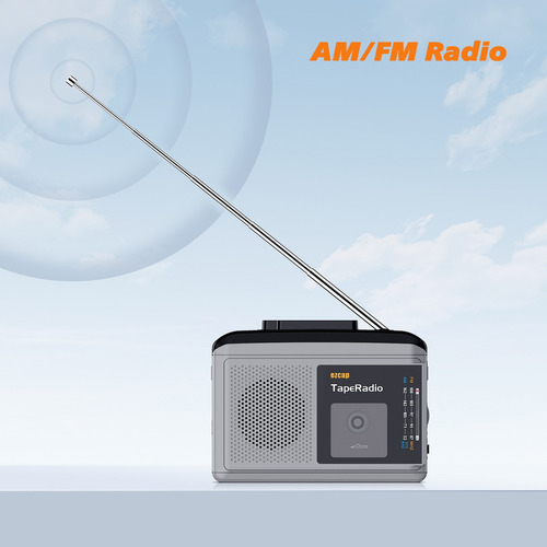 Conjunto De Rádio Jack Fm Ezcap233 Leitor De Fita Cassete Po
