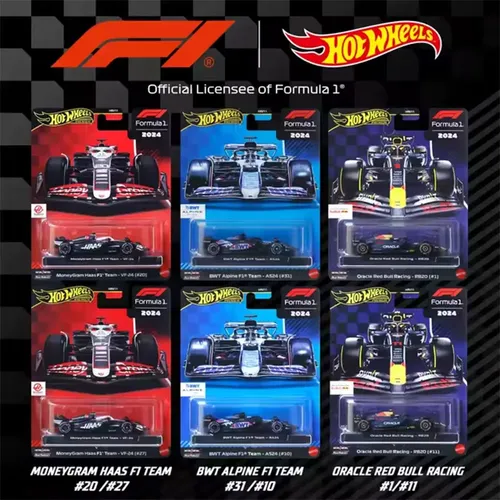 Hot Wheels Premium F1 Formula 1 Red Bull Alpine Haas 2025 | Frete