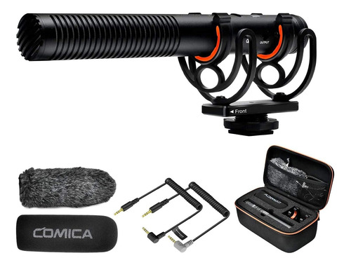 Micrófono Shotgun Comica Vm20 Profesional Supercardioide