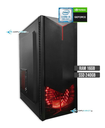 Torre Gamer Intel Core I5 9400 Ssd 240gb Ram 16 Nvidia 1030