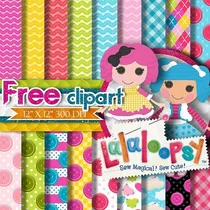 Comprar Papeles Fondos Digitales Lalaloopsy Magic P- Imprimible