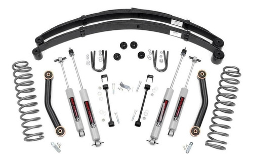 Kit Elevación 4.5in Resortes Jeep Cherokee Xj 84-01