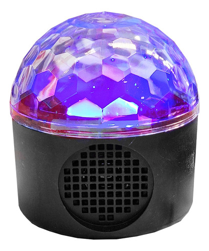 Parlante Proyector Bluetooth Bola Disco Luces Led Fiesta