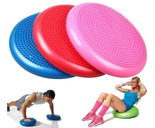 Disco De Balance. Plataforma Bosu 33 Cm + Inflador