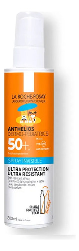 Protector Solar Anthelios Dermopediatrics Invisible X200ml