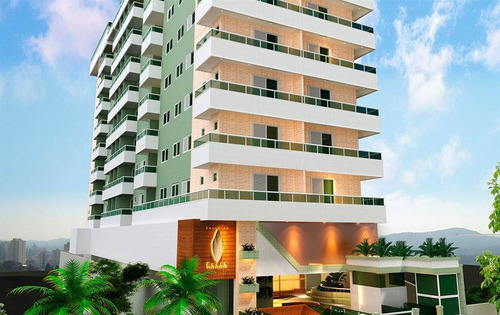 Imagem 2 de 16 de Apartamento, 1 Dorms Com 48 M² - Forte - Praia Grande - Ref.: Dna848 - Dna848