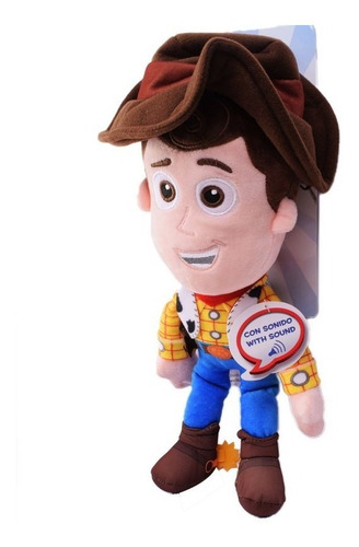 Peluche Toy Story 4 Buzz Lightyear Woody Con Sonido Y Frases