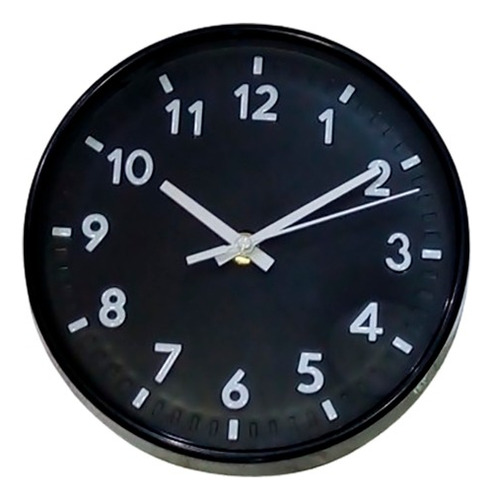 Reloj De Pared Clasico Redondo Con Numeros 20 Cm Gtia Newmar