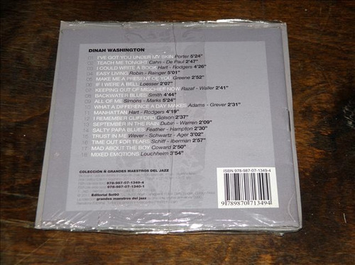 Dinah Washington Maestros Del Jazz Ñ Cd Cerrado