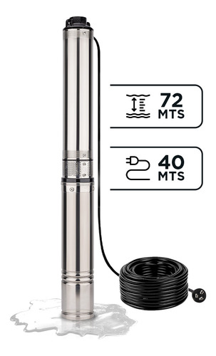 Bomba Sumergible Pozo 4 Pulgadas Gadnic  1 Hp 72 Mts Pro