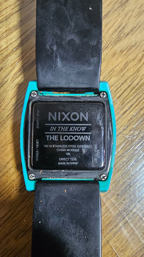 Nixon Lodown Negro Azul Petróleo (Usado)