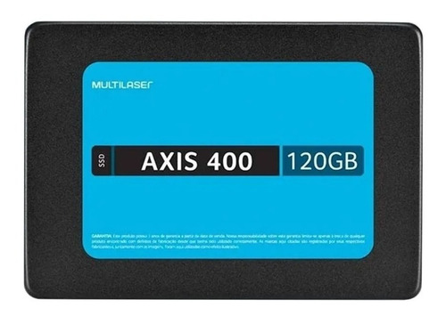 Hd Ssd 120gb Multilaser Axis400 2.5 Sata 3 6gb/s Pc/notebook