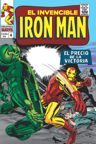 Libro Bibm40 Invencible Iron Man 4 1965-66 Pre - Al Hartley