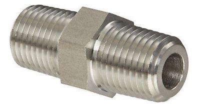 Hfs(r) 1/2  Npt Male X 3/8  Npt Male Hex Nipple Pipe Ada Ppx