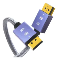 Comprar Cabo Displayport 1.4 Ultra Hd 8k 60hz 4k 2k 1080p 240hz 1.5m