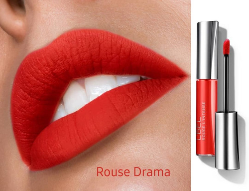 Imagen 2 de 4 de Labial Liquido Rouge L'intense L'bel Original Maquillaje