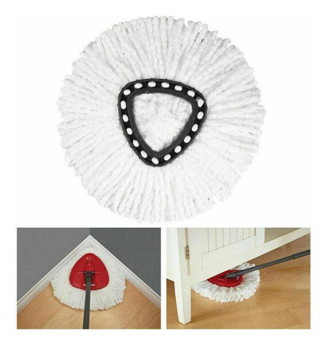 6 Piezas De Cabeza Giratoria Para Trapeador F / Spin Mop