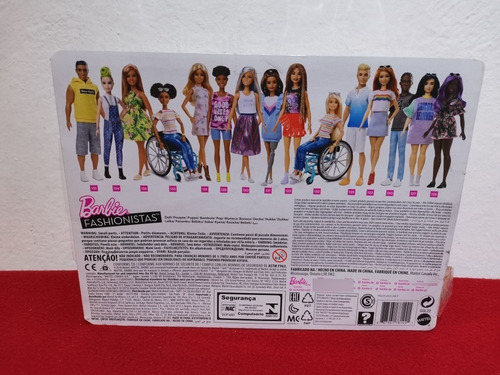 Muñeca Barbie Fashionistas Silla De Rueda 2019 (Usado)