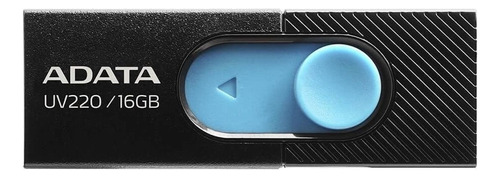 Pendrive Adata UV220 16GB 2.0 negro y azul