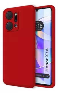 Funda Case For Huawei Honor X7a Soft Feeling Antishock Rojo