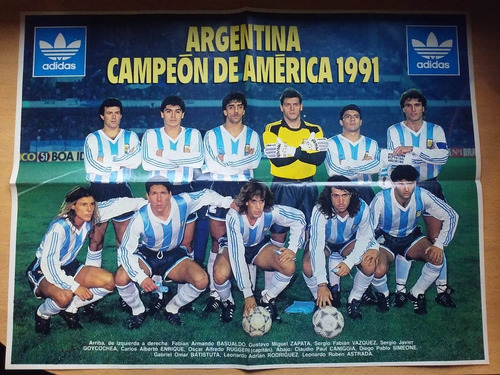 El Grafico 3747 Maradona  Y Poster Argentina Campeon America