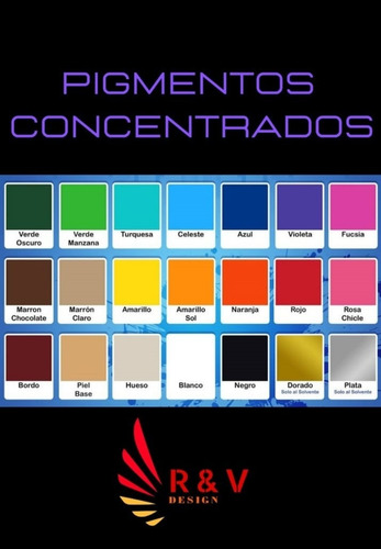 Pigmento Concentrado Líquido X 1 Lt