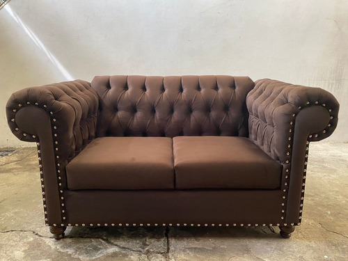 Imagen 5 de 7 de Love Seat Capitonado Estilo Vintage
