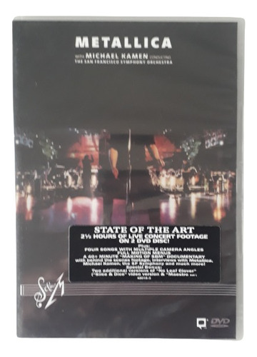 Metallica S&m Symphony Orchestra 2 Dvds Novos Raros Lacrados
