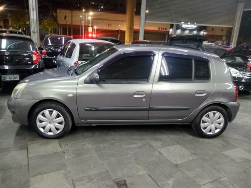 Imagem 5 de 12 de Renault Clio 1.0 16v Flex Expression 4p Completo 2007 Cinza