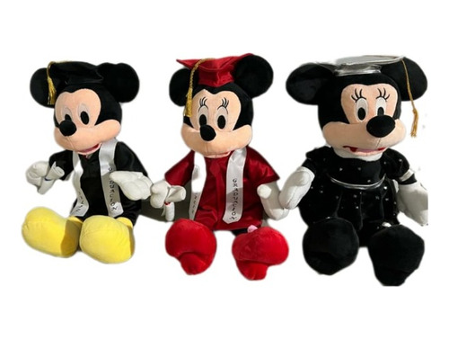 Peluche Mickey O Minnie Mouse Regalo Para Graduación