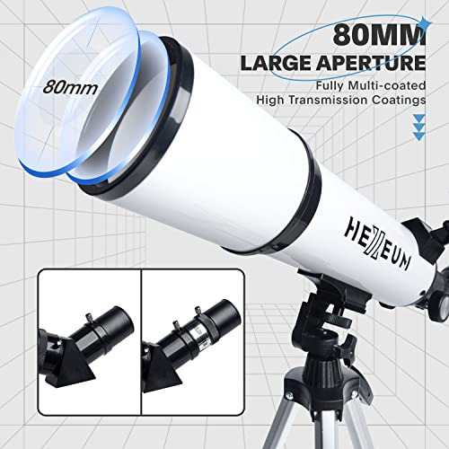 Telescopio 80 Mm Apertura 600 Mm - Telescopio Refractor Port