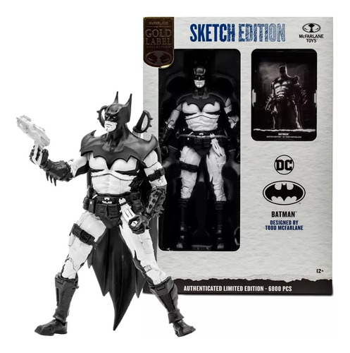 Dc Batman Batman Sketch Edition Mcfarlane Orig Replay