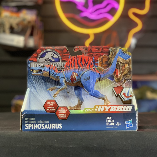 Jurassic World Spinosaurus Dino Hybrid Hasbro 2016 (Usado)