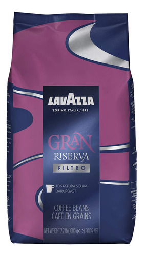 Lavazza Gran Riserva Filtro - Café De Grano Entero Tostado.