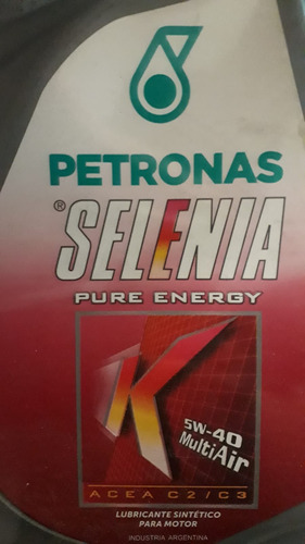 Aceite Selenia K Pure Energy 5w40